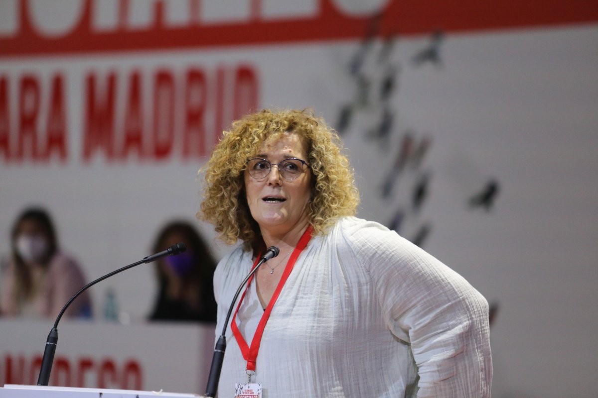 CCOOMadrid's tweet photo. 🔴 @PvegaPaloma y @JabatoDavid defienden la candidatura única y de integración para conformar la que será la nueva Comisión Ejecutiva de #CCOO #Madrid tras este XII Congreso.
#EsencialesParaMadrid #ActuarParaAvanzar https://t.co/9BsGbtpP9K