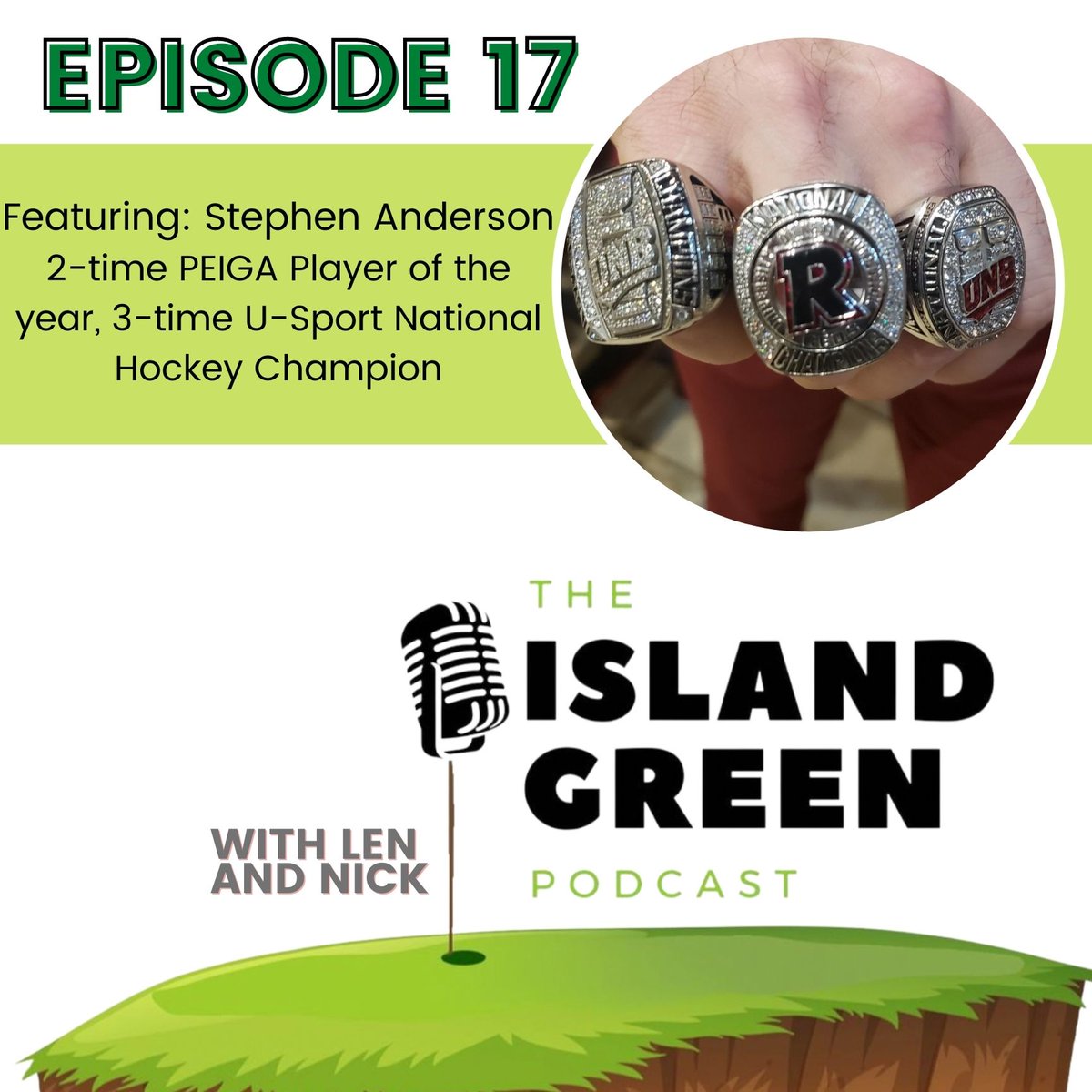 Episode 17 has dropped and we're pumped to have <a href="/Anddyy27/">Stephen Anderson</a> on for a chat! The boys discuss last weeks' Andersons Creek Open, the Early Bird, NHL playoffs and much much more! <a href="/golfpei/">Golf Prince Edward Island</a> <a href="/thefriddler1/">Nick Frid</a> <a href="/BenKing_20/">BK</a> <a href="/lencurrie/">Len Currie</a>