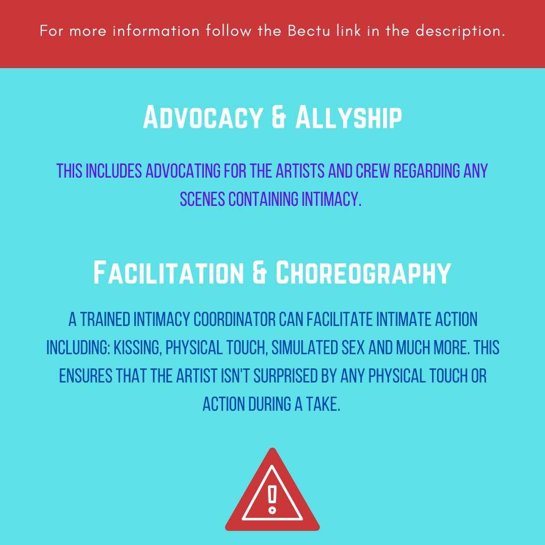 BECTU Intimacy Coordinators tweet media