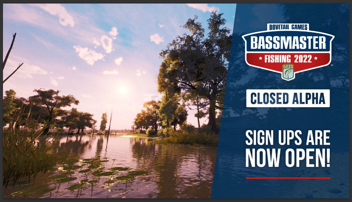 DovetailFishing's tweet photo. We're happy to announce that we’ll soon be launching a closed alpha for Bassmaster Fishing 2022!🎣

🔗 https://t.co/IyY8en2JpB

🖊️ Sign up for your chance to be in the Closed Alpha.

📅  Dates will be confirmed soon, read the FAQ for more details. 📖

🔗 https://t.co/7gJUG3y0RY https://t.co/MT1axns2KD