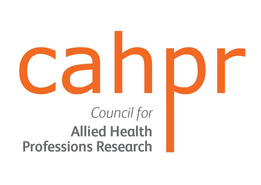 OfficialCAHPR's tweet photo. The Council for Allied Health Professions Research (CAHPR) and National Institute for Health Research (NIHR) would like all Allied Health Professionals (AHPs) working in the NHS to complete an important national survey:

https://t.co/G5QTlBcQdV https://t.co/7wkFRWw0FP