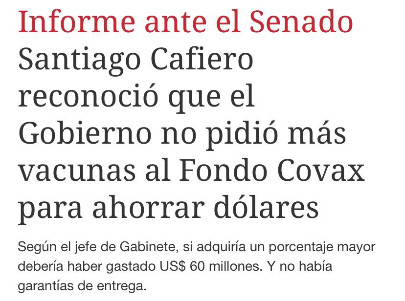 ZarCasmo2's tweet photo. Alberto Fernández :”De la economía se vuelve, de la muerte no”
Santiago Cafiero: “No pedimos más vacunas al fondo Covax para ahorrar dólares”
En este Gobierno prima la coherencia. https://t.co/QAAO9snJgJ