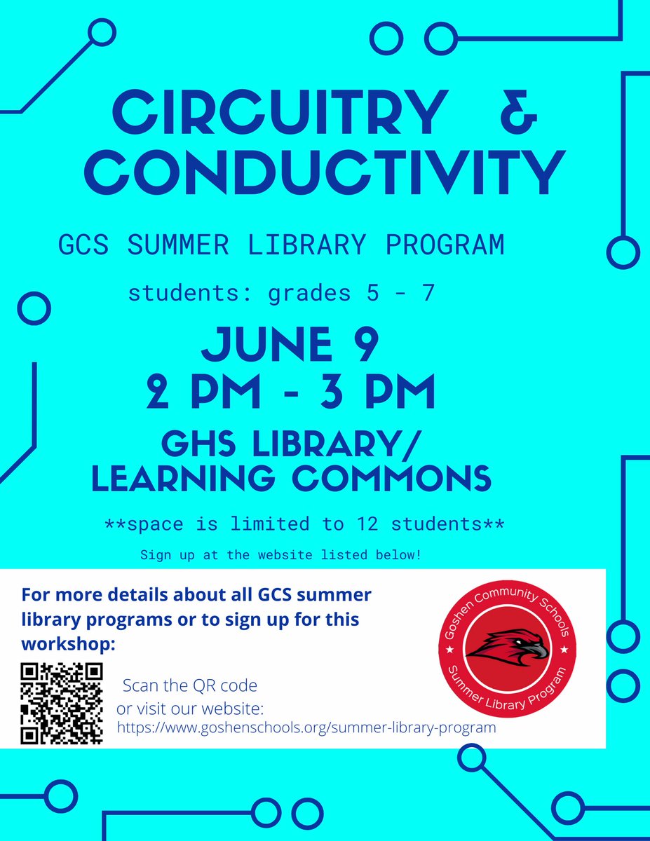 tcoreads's tweet photo. Learn more about circuitry and conductivity next week with Yani Springer! Sign up here: https://t.co/EcAySy450p https://t.co/BzQGXprIzL