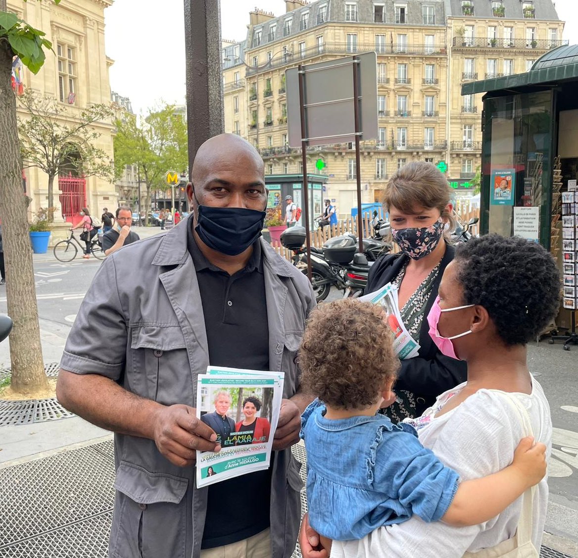 Balades, marchés, métros, toute la journée nous étions mobilisés pour vous parler des combats que souhaite porter <a href="/lamiaela/">Lamia El Aaraje</a> comme députée de #Paris20 💪

🗳 Le 06 juin votez pour une députée déterminée à défendre nos valeurs de Gauche, républicaine et humaniste votez <a href="/lamiaela/">Lamia El Aaraje</a> ✊