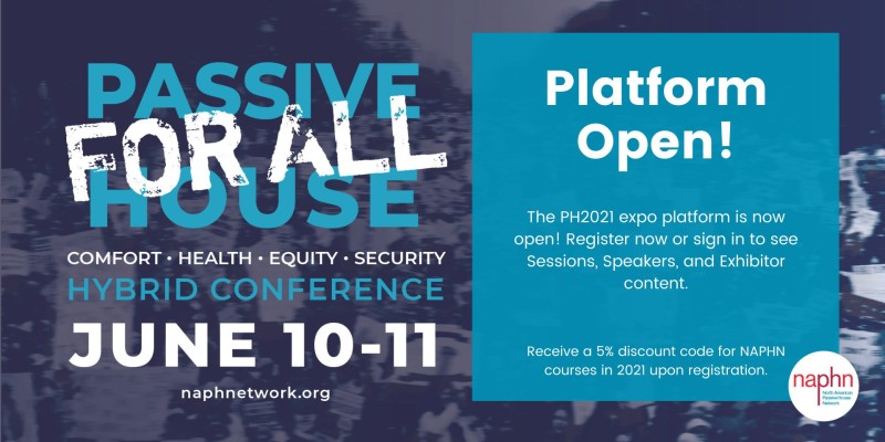 NYSERDA's tweet photo. Register now for #PHforAll. This hybrid virtual/in-person conference will focus on current environmental, health, and social crises, their systemic causes + how to make #PassiveHouse benefits, tools, and work accessible to everyone. https://t.co/KgNcI2FhOZ @naphnetwork https://t.co/CNLGC3xvTh