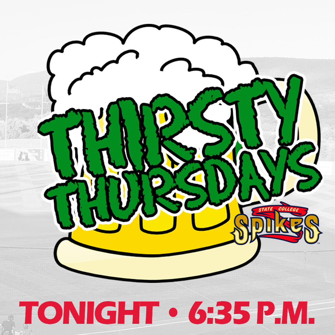 SCSpikes's tweet photo. Toast at tonight's Salute to Coach K with Thirsty Thursday! 

Get $2 16-oz. select drafts &amp; $3 16-oz. craft drafts from 5:30-7:30 pm! Plus, for World Cider Day, 16-oz. hard ciders are $2 each from 5:30-7:30 pm, too!

Seats are available now at https://t.co/0MUsk9Huho! https://t.co/EuBNiuH8nL