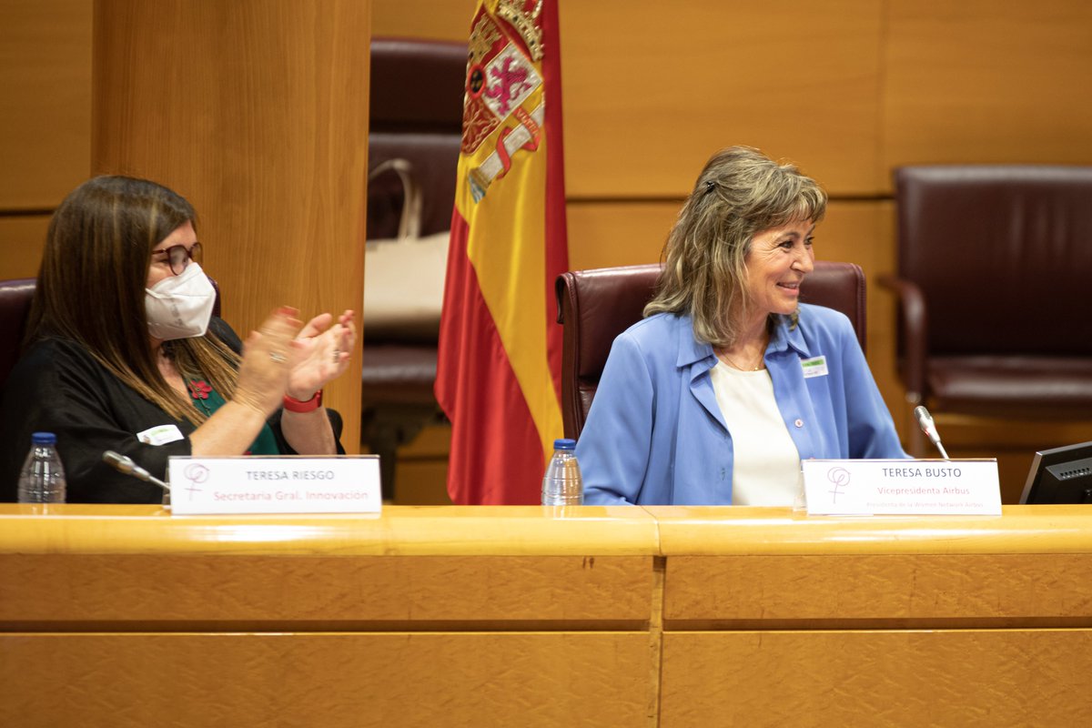gpssenado's tweet photo. 🏛️Debate “Más Mujeres: Stems, Industria, y Empresa”, moderado por Marisa Bustinduy:
⏭️Teresa Busto, de @EsAirbus
⏭️Marta Blázquez, de @Faconauto_com
⏭️Eva Pérez, de @Lesnetworking
⏭️Teresa Riesgo, SG de Innovación de @CienciaGob
♀ Jornadas #MásMujeres en @Senadoesp https://t.co/8lvWytmkrx