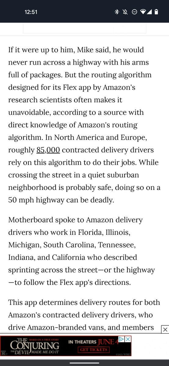 saimali's tweet photo. Research scientists working on optimal routing algorithms please weigh the effects of putting drivers in danger. Excellent reporting. https://t.co/LIFEizNlP7