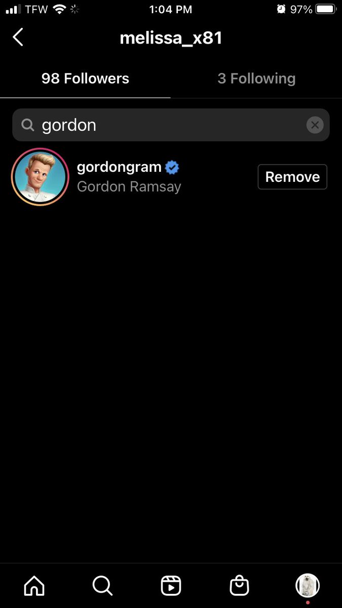 That time I asked for Gordon Ramsay to follow me and he actually did https://t.co/mzslS5pKDq
