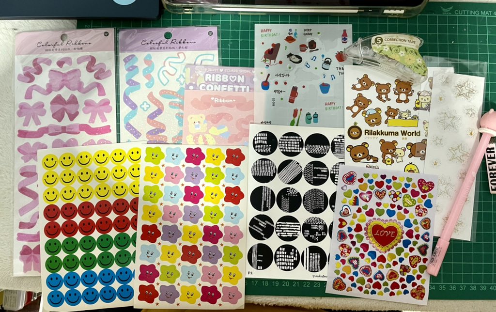 kis123kk's tweet photo. ✨ส่งต่อในรูปทั้งหมด100฿ส่งฟรีลทบสนใจทักมาได้เลยค่ะ-(มีของแถมเพิ่มค่ะ)
#เครื่องเขียน #เครื่องเขียนมือสอง #รีวิวเครื่องเขียน #ส่งต่อเครื่องเขียน #เครื่องเขียนเกาหลี #เครื่องเขียนน่ารัก #Decorush #สติ๊กเกอร์เกาหลี #เทปแบ่งขาย #กระดาษโน๊ต #เทปตกแต่ง #stationary https://t.co/TygJEhrMRJ