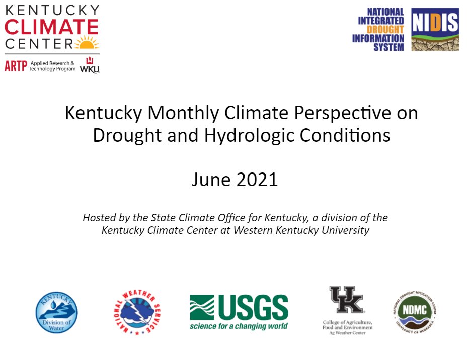 kymesonet's tweet photo. Join us for our monthly drought and hydrologic conditions webinar at 1pm Central! Matt Dixon from the @UKAGweather will be leading the webinar today. We look forward to seeing you! #kywx #kyclimate https://t.co/6XwSr0k1oX