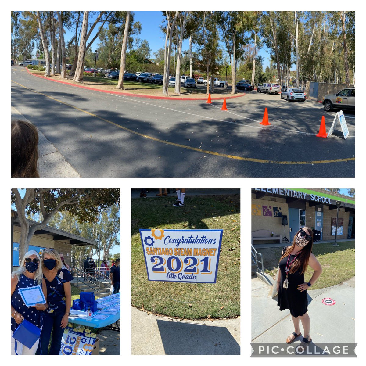Santiago’s STEAM Magnet School’s 6th grade drive through promotion! Congratulations to our fabulous 6th grade teachers and students!
