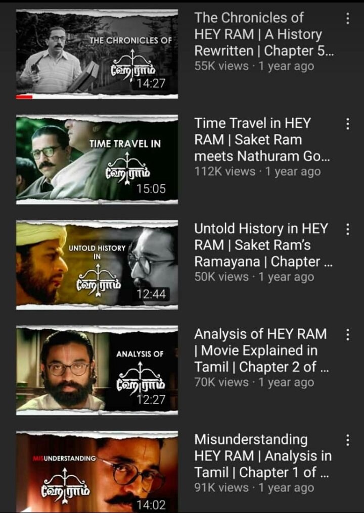KHFollowers's tweet photo. #HeyRam More than a Movie ♥

Watch The Decode Video in @MetubeTamil Tamil Youtube Channel 👏👌 He Done an Amazing Job 😍

#KamalHaasan #HeyRamAnalysis https://t.co/BAbcCfIv5U