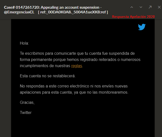 Emergencias Chile tweet media