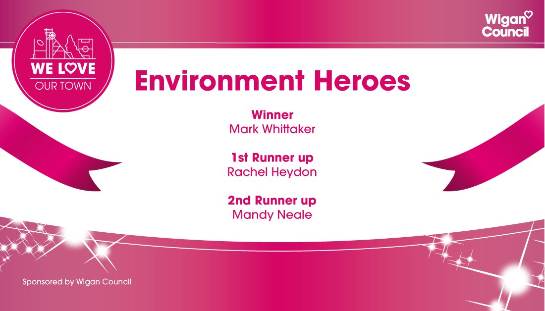 Wigan Council on Twitter "Our fourth category is ‘Environment Heroes