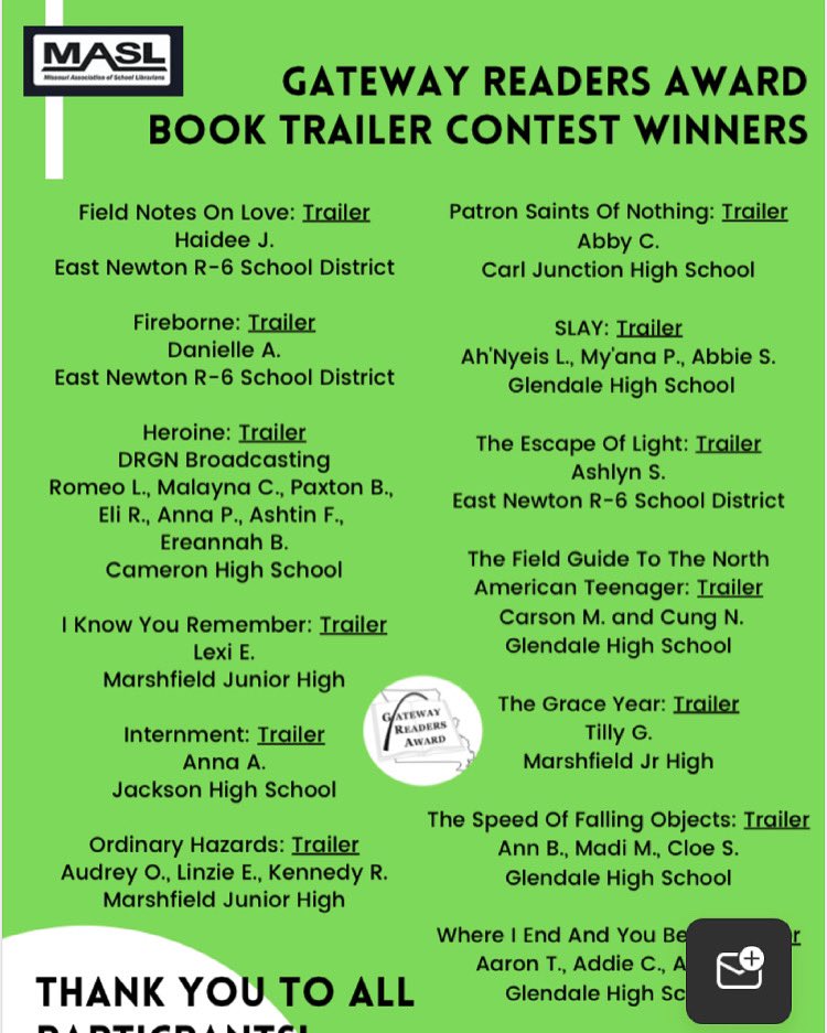 GHS Library tweet media