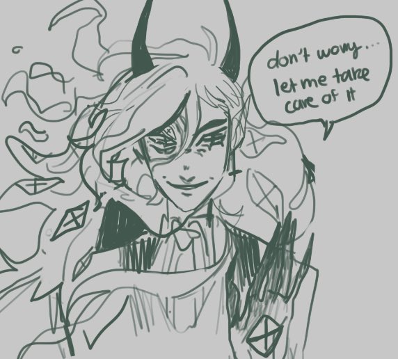 ohh thinking a lot abt demon kaeya [ TW: eye horror ] what if he had like a semi human form and when he wanted to go apeshit he became more demonlike ooo, lots of thoughts 