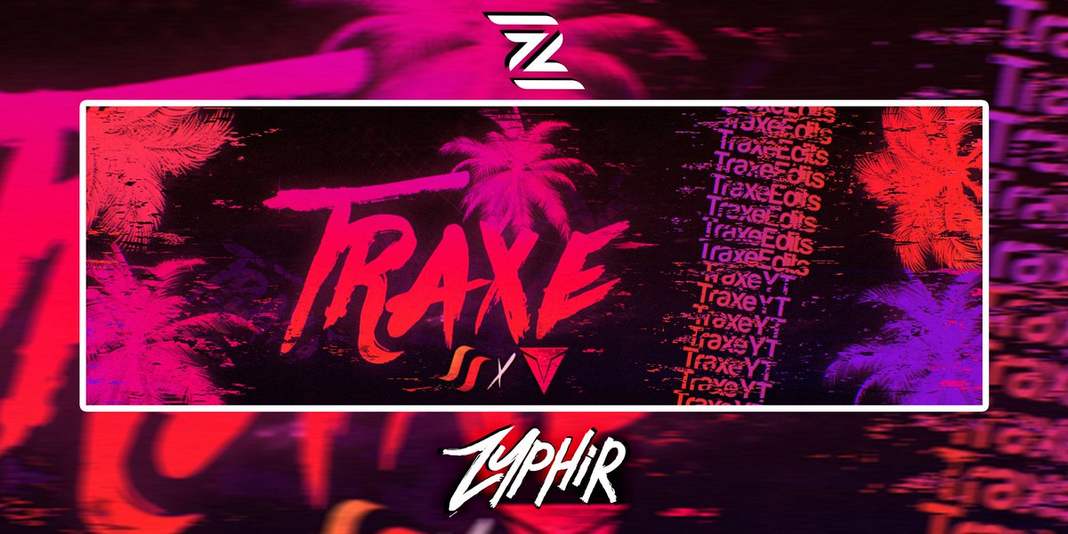 Glitchy Header for <a href="/TraxeEdits/">Traxe</a>! Matching to his current AVI. Likes &amp; RTs are appreciated