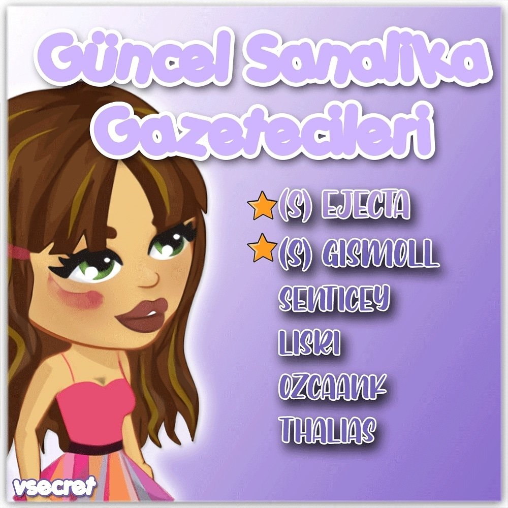 Güncel Sanalika Gazetecileri 🌸💜📰