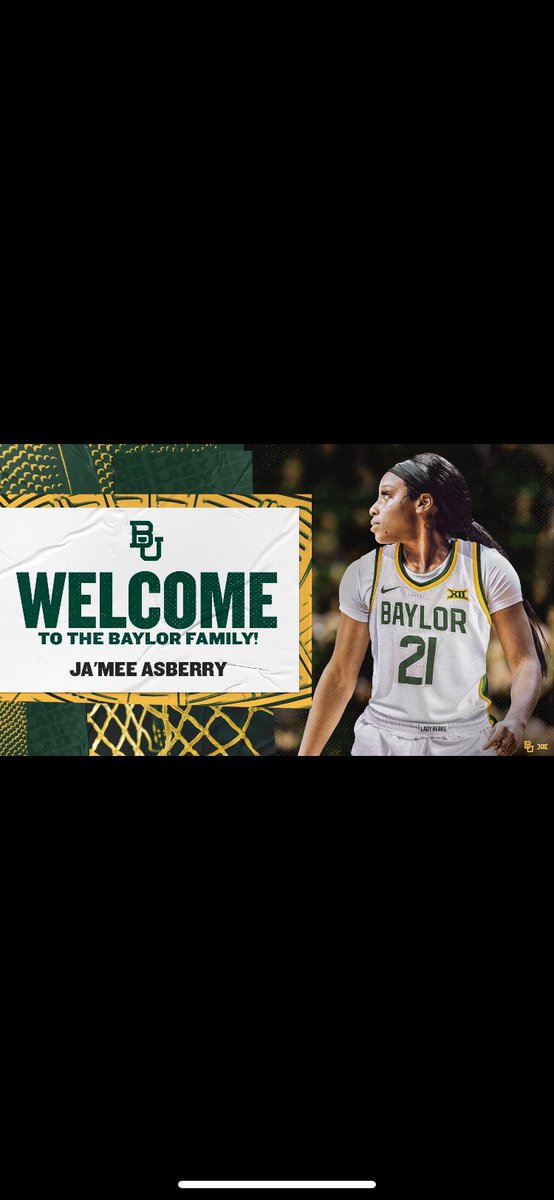 Blessed to pursue my masters degree and  continue my athletic career at <a href="/BaylorWBB/">Baylor Women's Basketball</a> 💛💚🐻