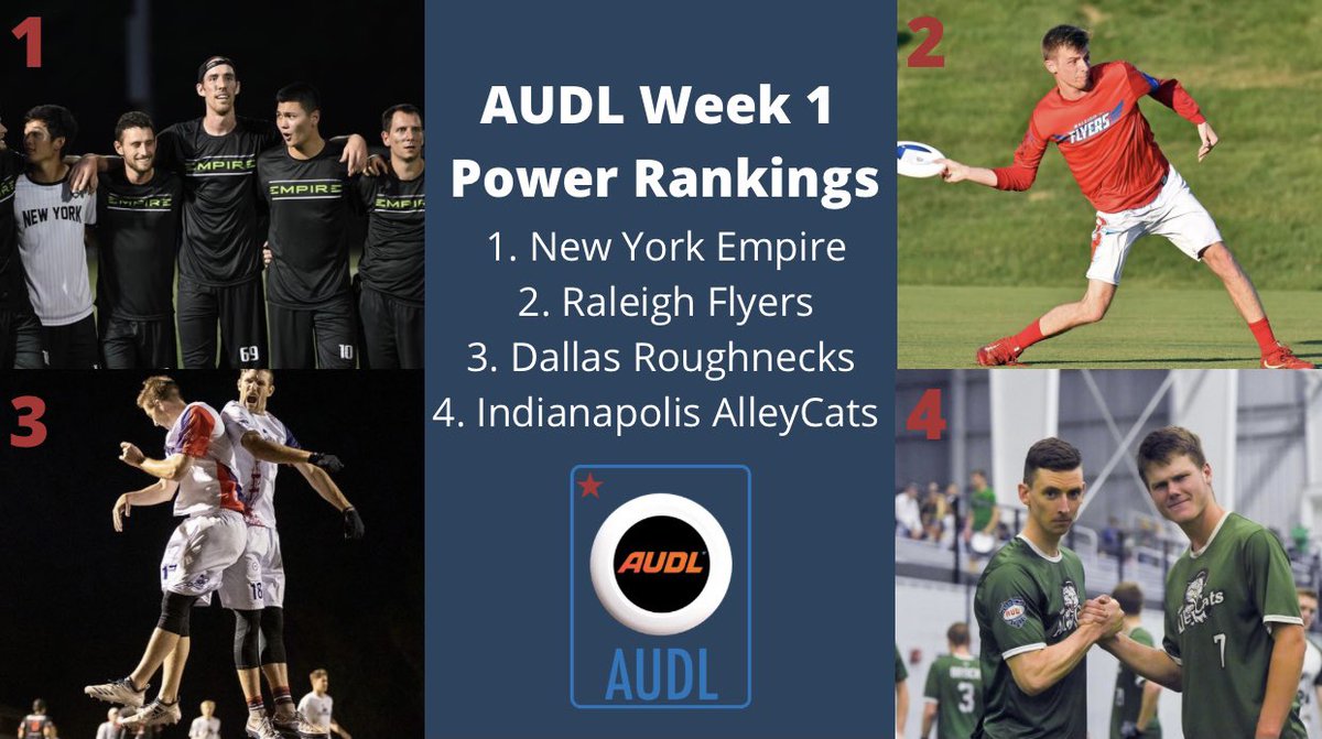 TeamUpFantasy's tweet photo. In celebration of the launch of our AUDL 🥏 platform, let’s take a closer look at each of the top 4️⃣ teams...

Click the link in our bio to make your own AUDL portfolio.❗️Week 1 pick deadline is TONIGHT❗️ https://t.co/IeV8yq3c0f
