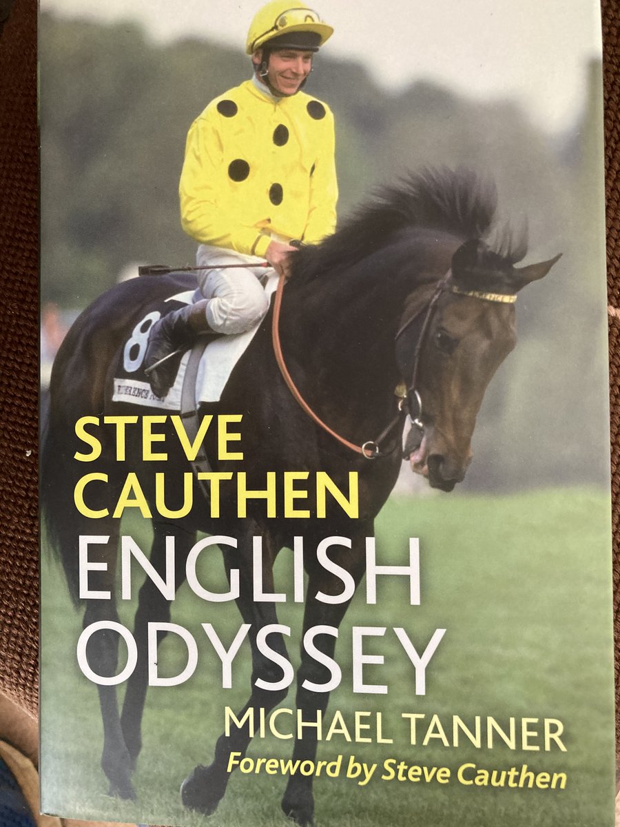 Great to talk to Steve Cauthen on the @itvracing podcast and make sure you read this new book about his time over here. Highly recommended shop1.racingpost.com/collections/la…