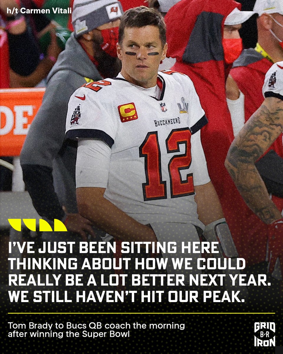 brgridiron's tweet photo. It's about constantly getting better for @TomBrady 😤

(h/t @CarmieV) https://t.co/rsuePI2Fkw