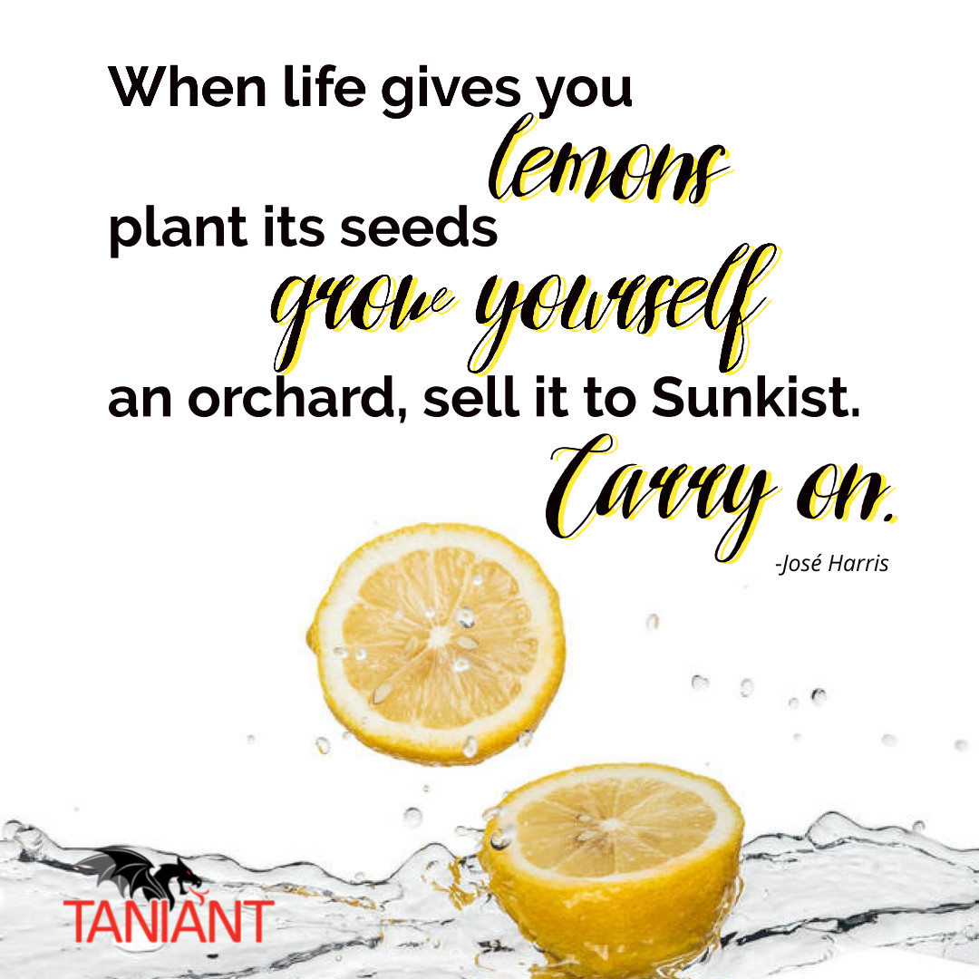 What do you do when life gives you lemons?  fb.watch/5TRzdz3rWl/

<a href="/FemCity/">femboylatin</a> <a href="/lauriehunt/">Laurie Hunt</a> #EntrepreneurialMindset #EntrepreneursLife #EntrepreneurSuccess #EntrepreneurMotivation #SuccessMindset #MotivationalQuotesOfTheDay #BusinessMindset #SmallBusiness