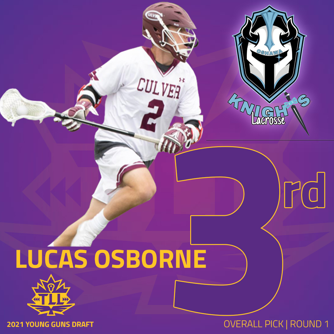 TheTLL's tweet photo. Pick #3 goes to @OshawaTLL and they are happy to select Lucas Osborne. #TLLYoungGuns https://t.co/EYqa2gGfLE