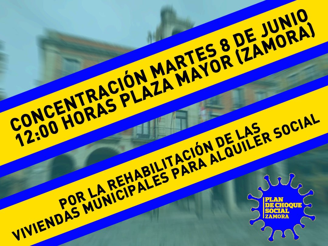 El martes volvemos a las calles ante la crisis habitacional. En este caso, sin olvidarnos de las responsabilidades del gobierno de coalición y la Junta de CyL, frente al Ayto. para solicitar la rehabilitación de las viviendas municipales para alquiler social.