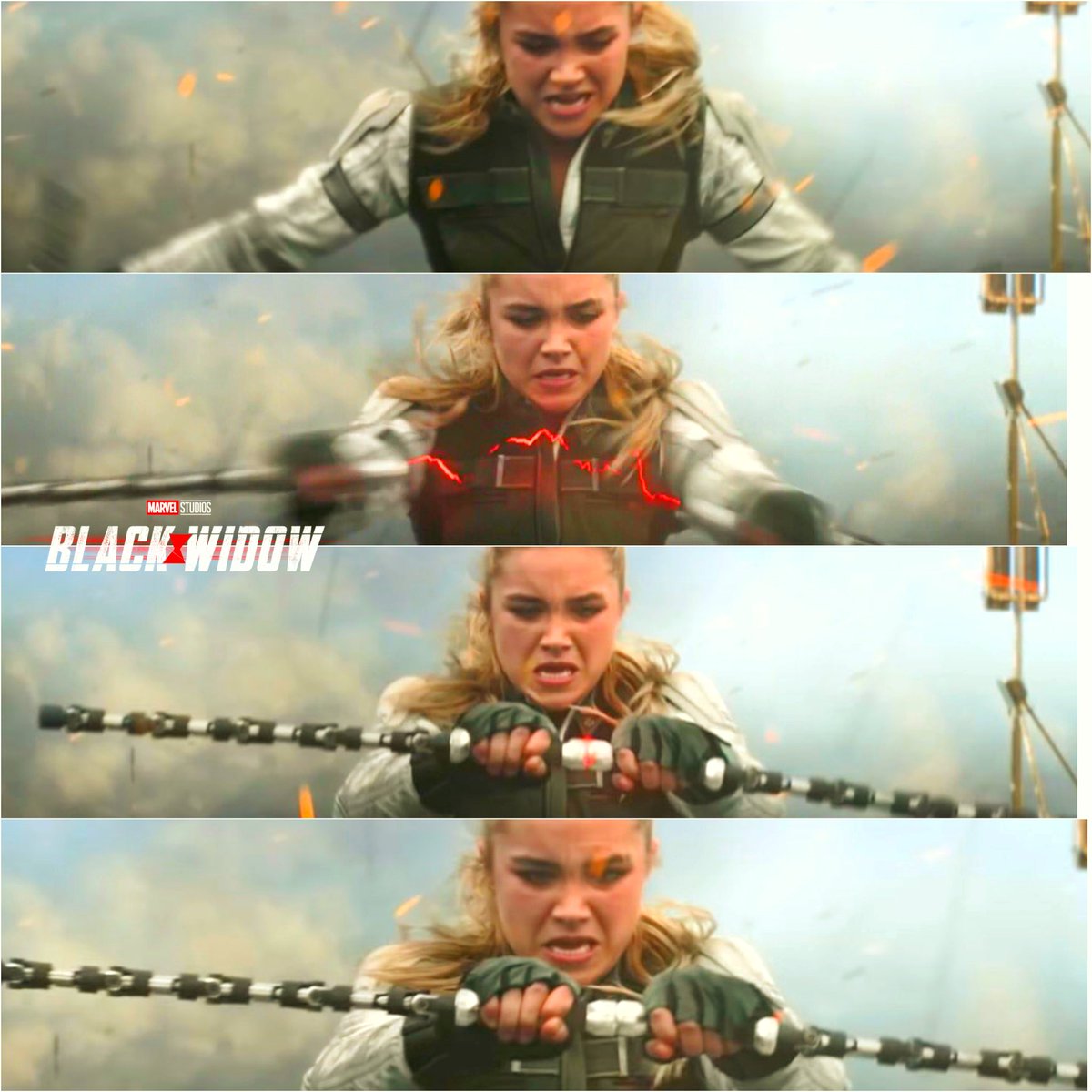 MultiversoSaga's tweet image. 📸Nuevas escenas Yelena Belova ( Florence  Pugh )en el nuevo adelanto de #BlackWidow 🕷