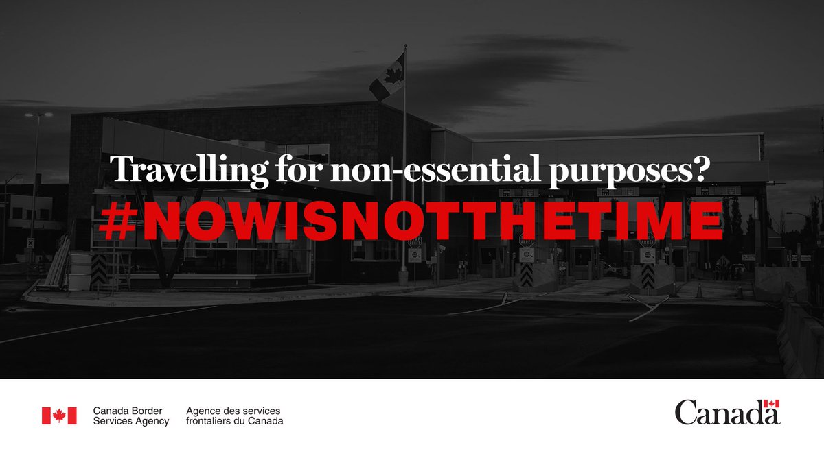 Keep in mind that, whether you’re vaccinated or not, #COVID19 travel restrictions remain in place. Visitors traveling for non-essential purposes will be turned away. #NowIsNotTheTime to travel for leisure. 

For more information ➡️ ow.ly/ppPu50zr03m