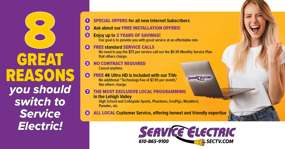 Service Electric on Twitter "Here are 8 great reasons to make the switch today! https//t.co