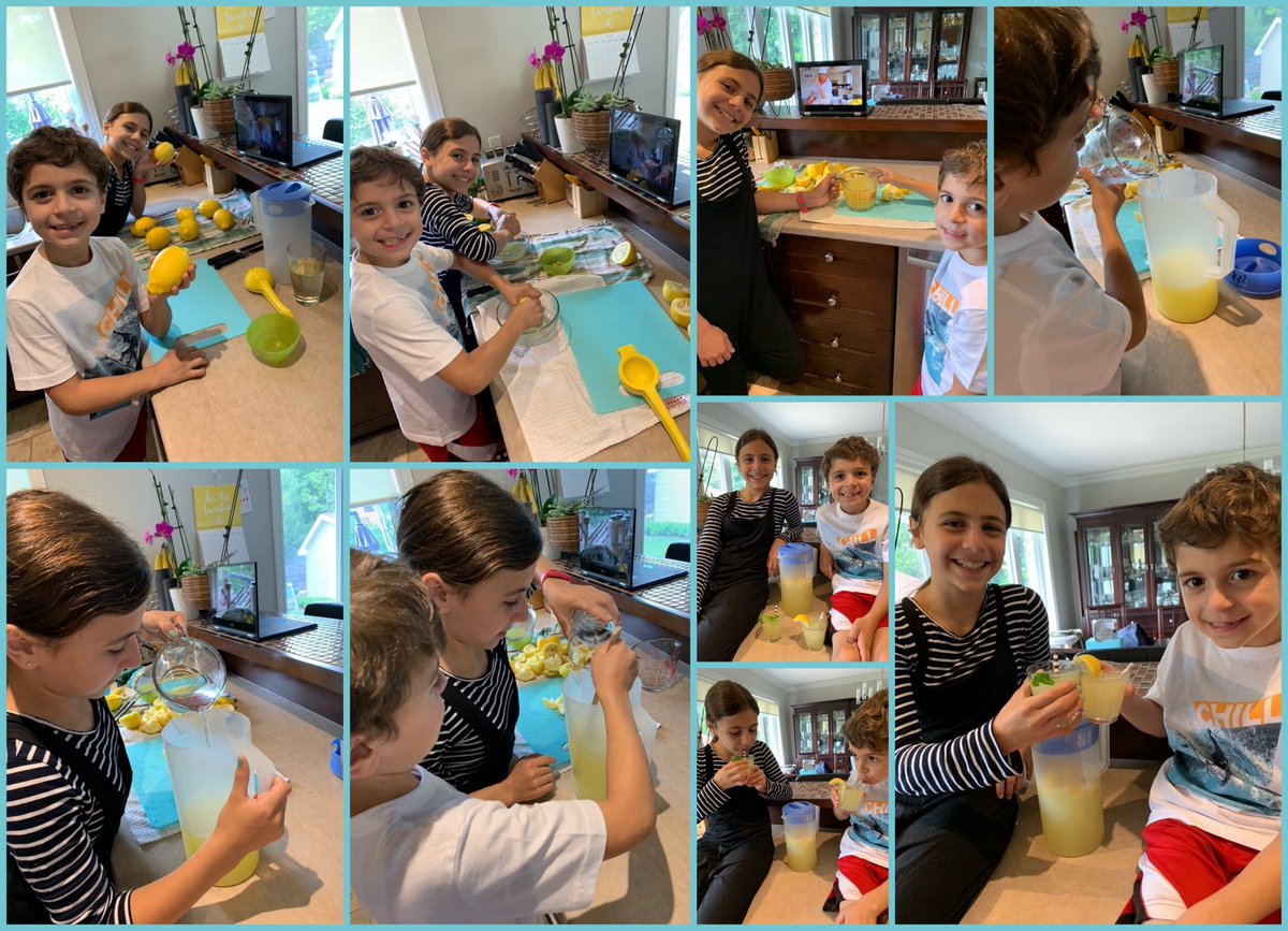 Les élèves de #LaurierCarrière vont passer un été rafraichissant! #atelierculinaire #enseignementvirtuel #élèvesengagés #limonade