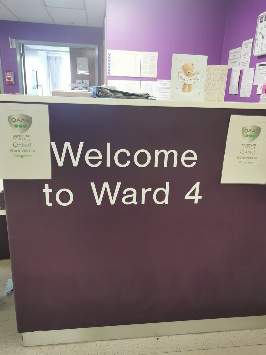 The QA Team visited Ward 4 and PPU today 💚 We recieved such a warm welcome! We witnessed some really good practice, such lovely Wards. <a href="/UHMBT/">MorecambeBayNHSTrust</a> <a href="/aaroncumminsNHS/">Aaron Cummins</a> <a href="/LauraNeal_/">Laura Neal 💙🌻</a> <a href="/sallyyounguhmb/">sally young</a> <a href="/MariaRomanowsk6/">Maria Romanowski</a> <a href="/Kylie_McK/">#KylieMcK</a> <a href="/Maddox22Melanie/">Melanie maddox</a> <a href="/lynn_dack/">Hello my name is Lynn Dack</a> <a href="/debms_smith/">Debbie Muldoon-smith</a>