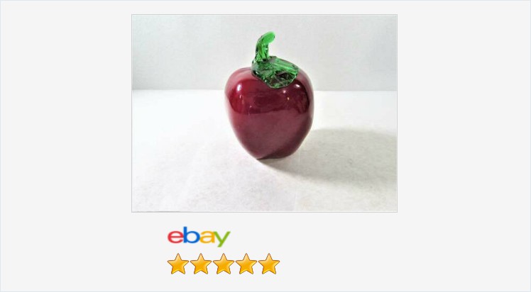 Red Glass Apple Paperweight Fruit Kitchen Decor | eBay #kitchen #paperweight #RedApple #Glassapple #Glassredapple #Redapplepaperweight 
ebay.com/itm/3241222806…
(Tweeted via PromotePictures.com)