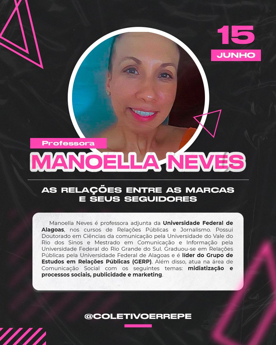ColetivoErrepe's tweet photo. A rainha, dona e proprietária do COS também integra o time do primeiro dia do #ErrepetaON 😍. Impossível passar pelo COS e não lembrar dessa professora icônica!  @manoellaneves https://t.co/XJIhvyBwyG