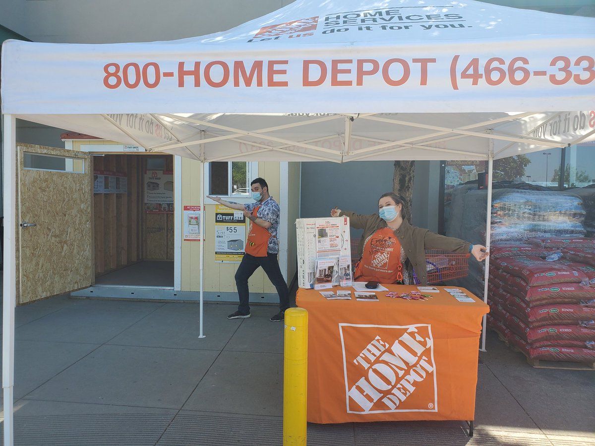 MatiasGaspar12's tweet photo. D23 Emily and D70 Josh teaming up for HVAC ☀️ and Tuff shed 🏠 @Tommy_THD @KeyeMcginty @BReynolds503 @Bselch @gcarter2741 https://t.co/fczSwY58DC
