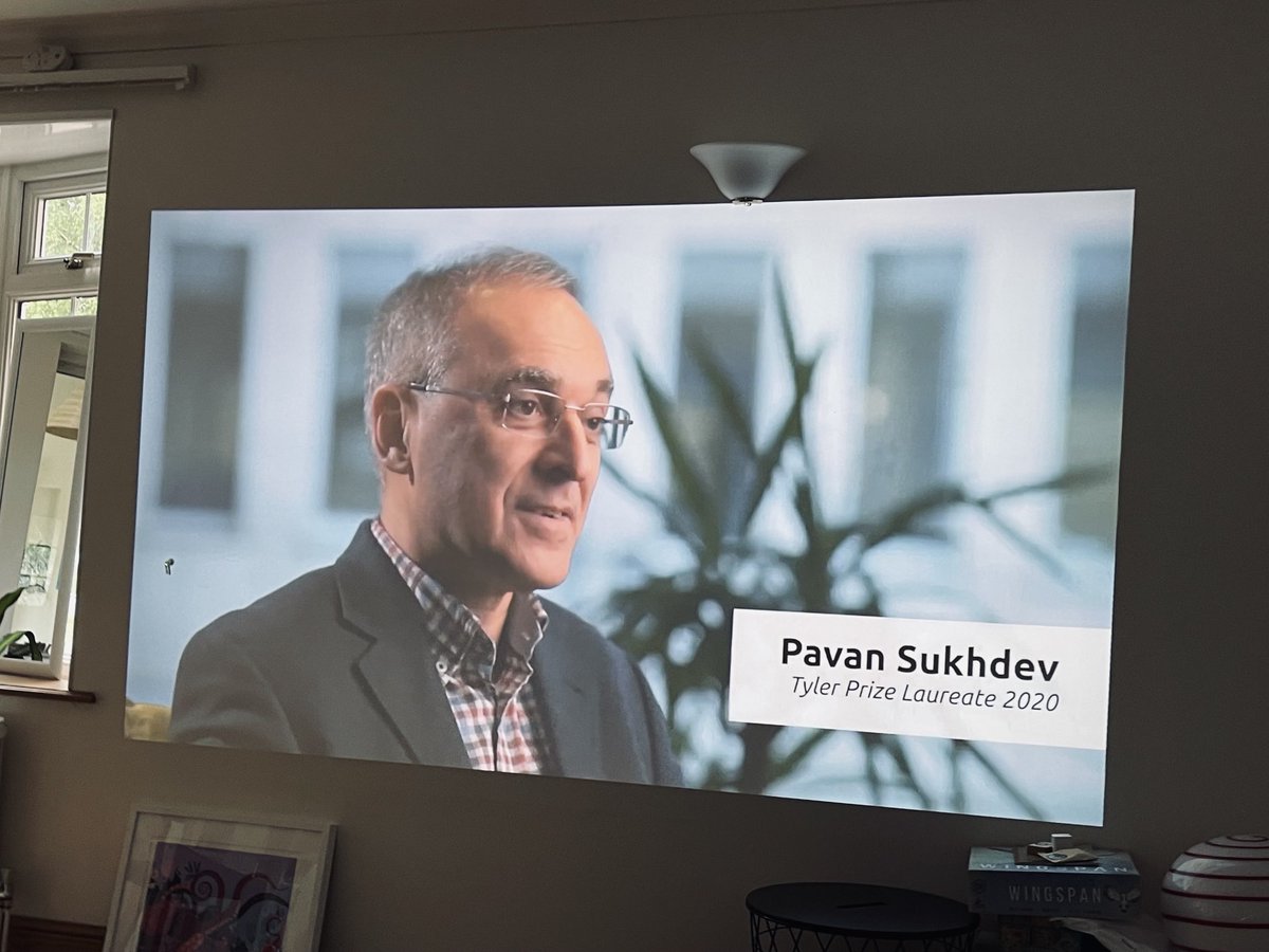 MahiTuna's tweet image. Congrats ⁦@PavanSukhdev⁩ for this incredible achievement! So proud of everything you’ve done to move the needle on impact valuation. For those not in the know: the Tyler Prize is often known as the ‘Nobel for the Environment’ 🤩 #reallybigdeal #tylerprize