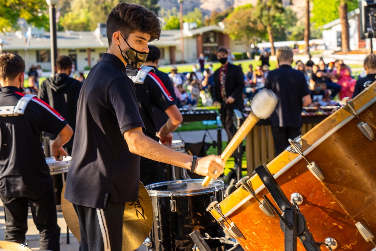 VCSCrusaders's tweet photo. Last night's MS/HS Concert on the Shield featuring Band, Drumline, and Strings was phenomenal! We are so proud of these talented young performers!
_____
#VCSFamily #CRUNITED #VCSFineArts #VCSPerformingArts #VCSBand #VCSStrings #VCSDrumline 
(📸: Mr. Tom) https://t.co/rSOihIqtD0