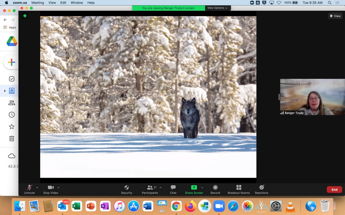 Thank you Ranger Trudy <a href="/YellowstoneNPS/">Yellowstone National Park</a> for teaching 5th graders <a href="/HTS_Dolphins/">Del Mar Heights</a> about the wonders of Yellowstone National Park.  We enjoyed learning about the geothermal features and the important role that animals like wolves play in maintaining balance. <a href="/DMSEF8/">DelMarSchoolsEduFDN</a> #DMUSD