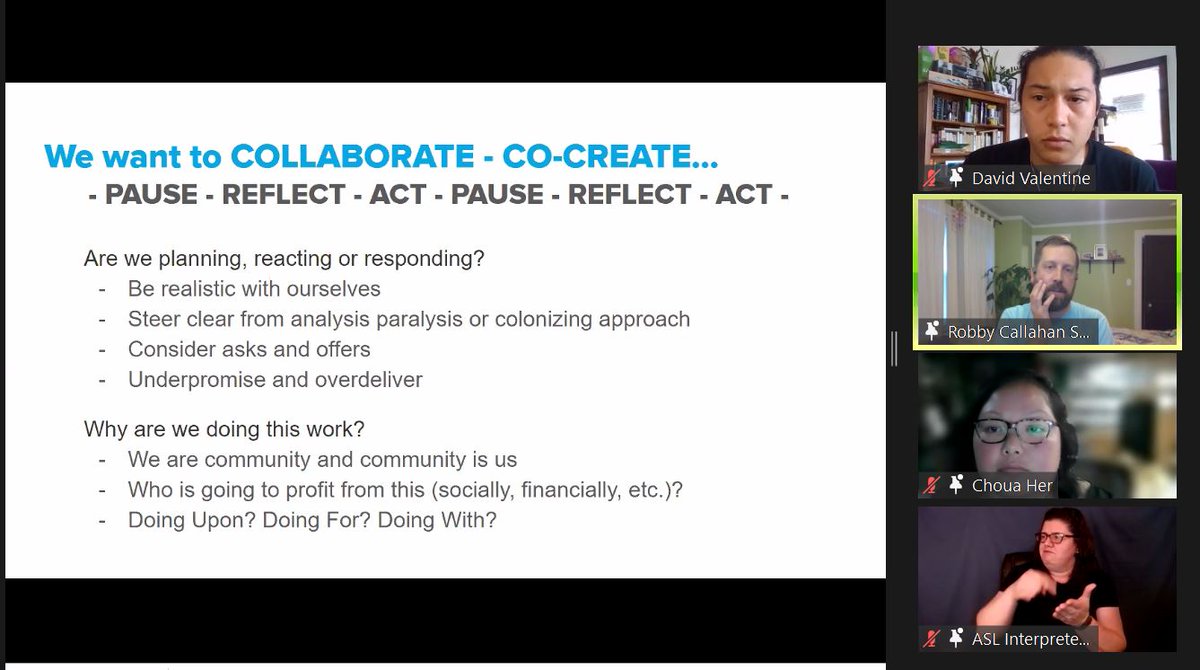.@robbyslens on true museum collaboration and co-creation at #collectiveliberation