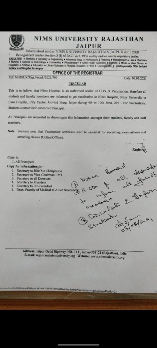 __unabletofind's tweet photo. @DrAmolDeshmukh @AmitV_Deshmukh 
#muhsonline
Here we have a university which has made vaccination available for all students and requires them to have vaccination certificate for exams!
Then we have MUHS which denies us basic hostel conditions! https://t.co/OZ8B1NEq4a