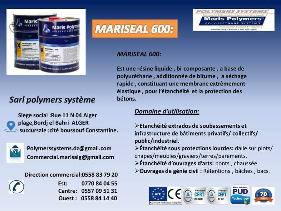 Système d'étanchéité liquide - Maris Polymers Algerie
