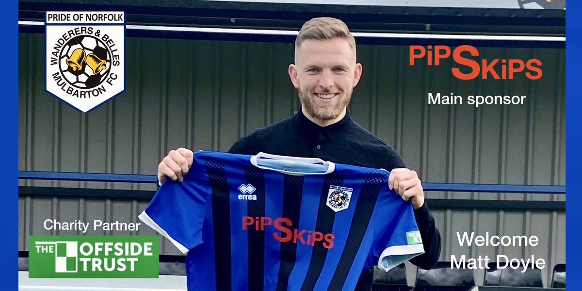 ✍️ 𝗪𝗘𝗟𝗖𝗢𝗠𝗘 𝗠𝗔𝗧𝗧 𝗗𝗢𝗬𝗟𝗘 ✍️

<a href="/btommo84/">Ben Thompson</a> &amp; <a href="/SelfyDan/">Danny Self</a> have won the race to sign <a href="/MattyDoylee/">Matthew Doyle</a> following spells at <a href="/The_Yachtsmen/">Wroxham FC</a> <a href="/NorwichCBSFC/">Norwich CBS FC</a> &amp; more recently, <a href="/NorwichUnitedFC/">Norwich United FC</a> 

Welcome Doyley! 💙🖤

𝗣𝗹𝗮𝘆𝗲𝗿 𝘀𝗽𝗼𝗻𝘀𝗼𝗿 𝘈𝘷𝘢𝘪𝘭𝘢𝘣𝘭𝘦 (DM us for details)