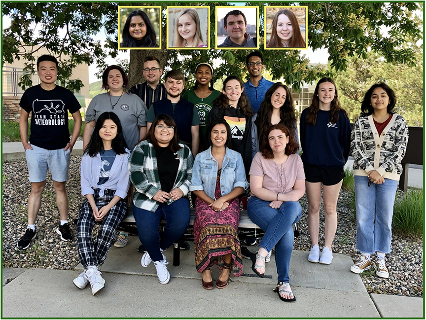 We extend a warm welcome to our REU in Earth System Science students! No doubt you will make amazing discoveries this summer!