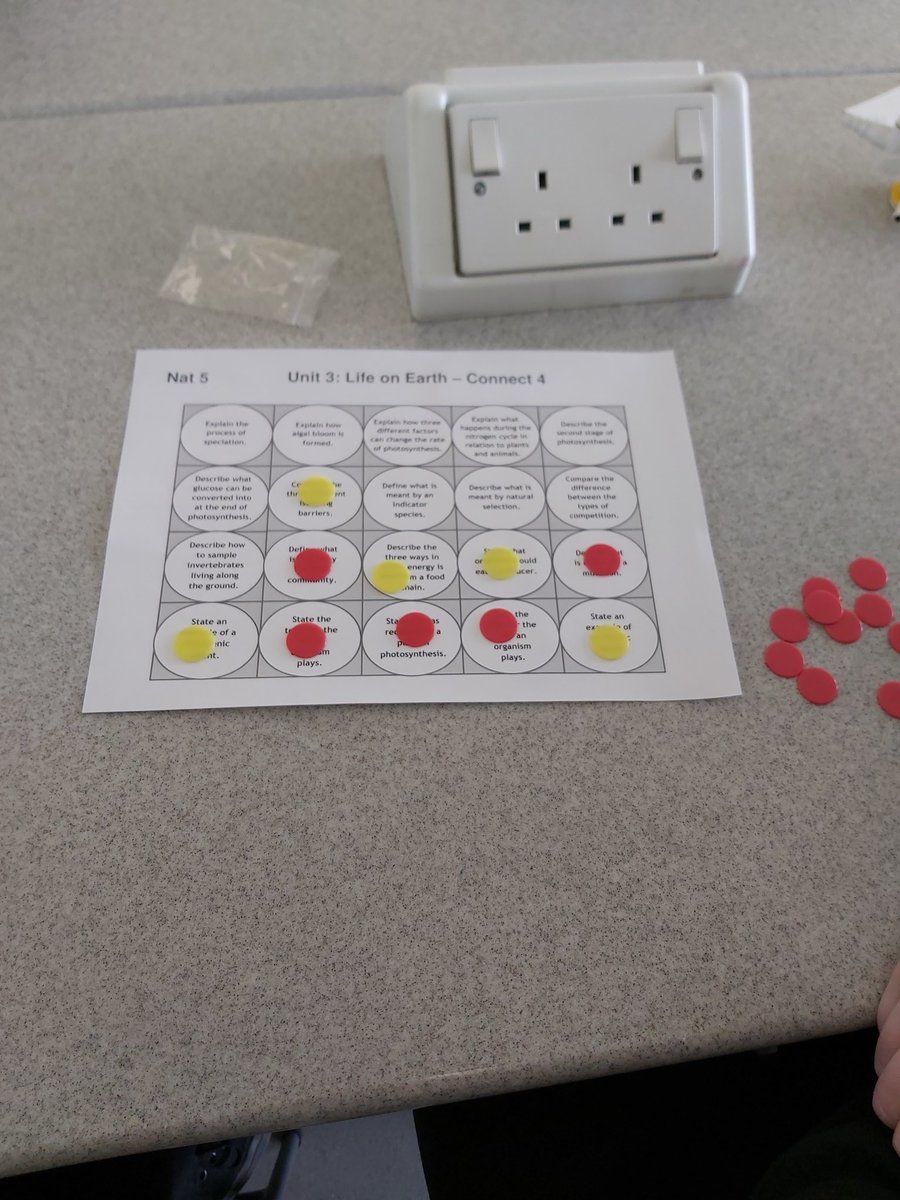 MrWatsonBiology's tweet photo. In preparation for one of their end of unit assessments, students today were using revision games to assist with their understanding through collaborative learning and support to enhance their overall understanding of the course content ♟🎲 https://t.co/LracS1OCDC