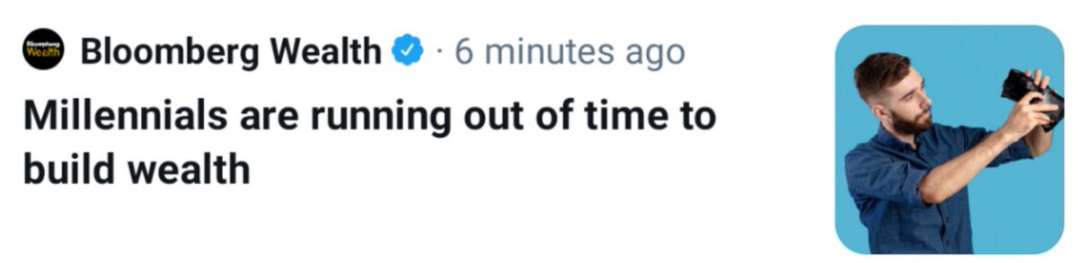 steinkobbe's tweet image. An entire generation isn't building the same wealth as the preceding generations. You'd almost think it's more of an issue with the existing economic system favoring people who already own capital than some kind of individual failure