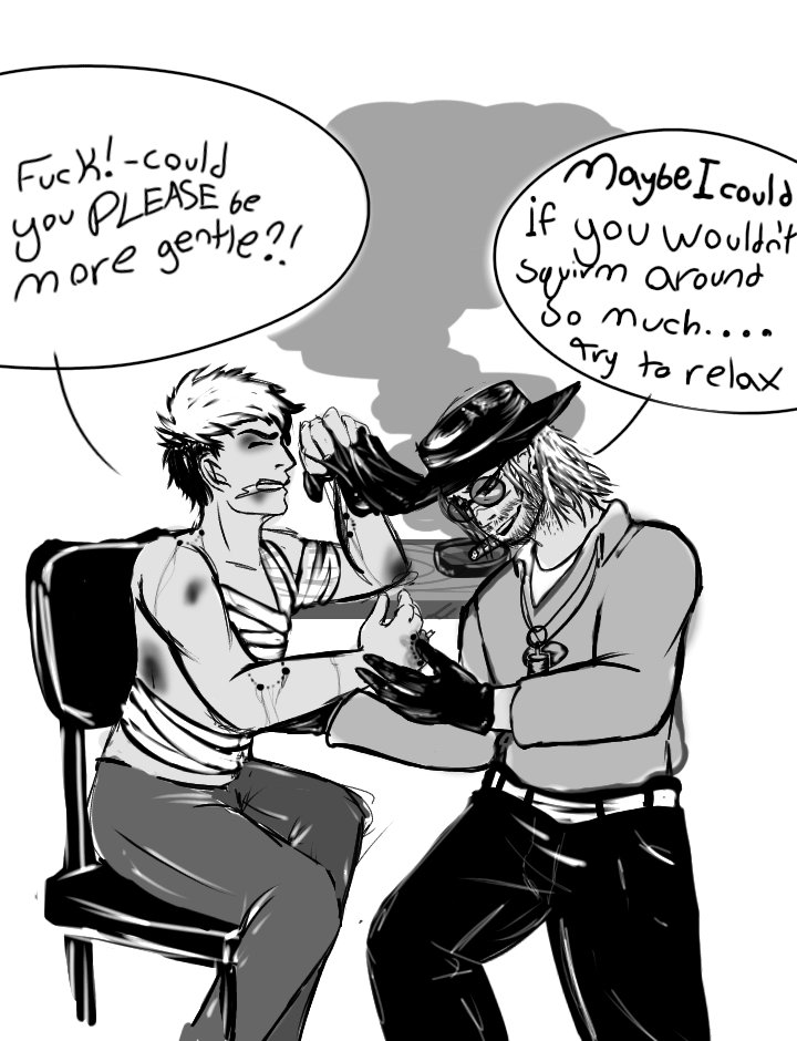 karls_spanner's tweet photo. Voila! Pt 1 of this mess, ignore the continuity errors I'm too lazy to fix.
---
#re8 #gaylol #karlheisenberg #EthanWinters #ResidentEvil https://t.co/aREmFVpO5l