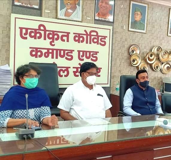 DNMishraBJP's tweet photo. माo राज्य सभा सांसद एवं मुरादाबाद लोकसभा 6 प्रभारी आदरणीय @syedzafarBJPजी के साथ आज मुरादाबाद #एकीकृत_कोविड_कमांड_एण्ड_कंट्रोल_सेंटर का निरीक्षण किया ll
#IntegratedCovidCommandControlCentor
#icccc #IndiaFightCorona #bjpwestupcares @BJP4UP @upwestbjp
#dnmishrabjp https://t.co/5Uhlnb3D5J